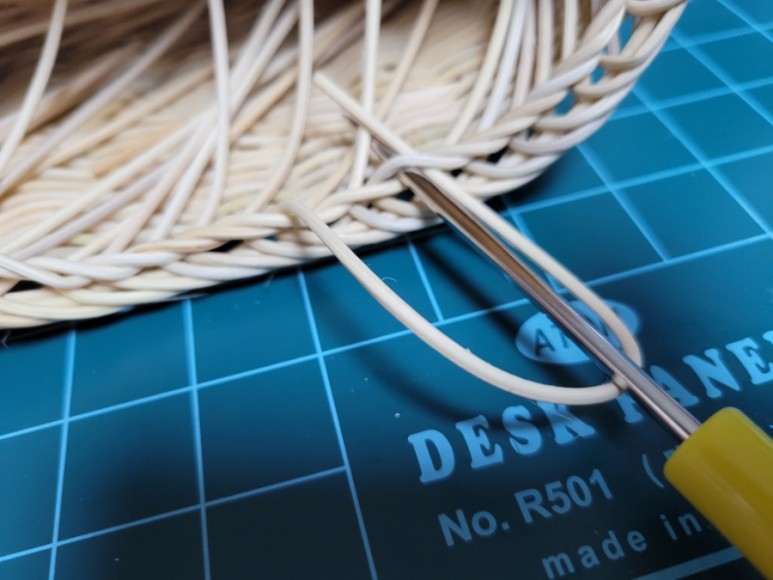 라탄 사각 바구니 만들기 사각바구니 19