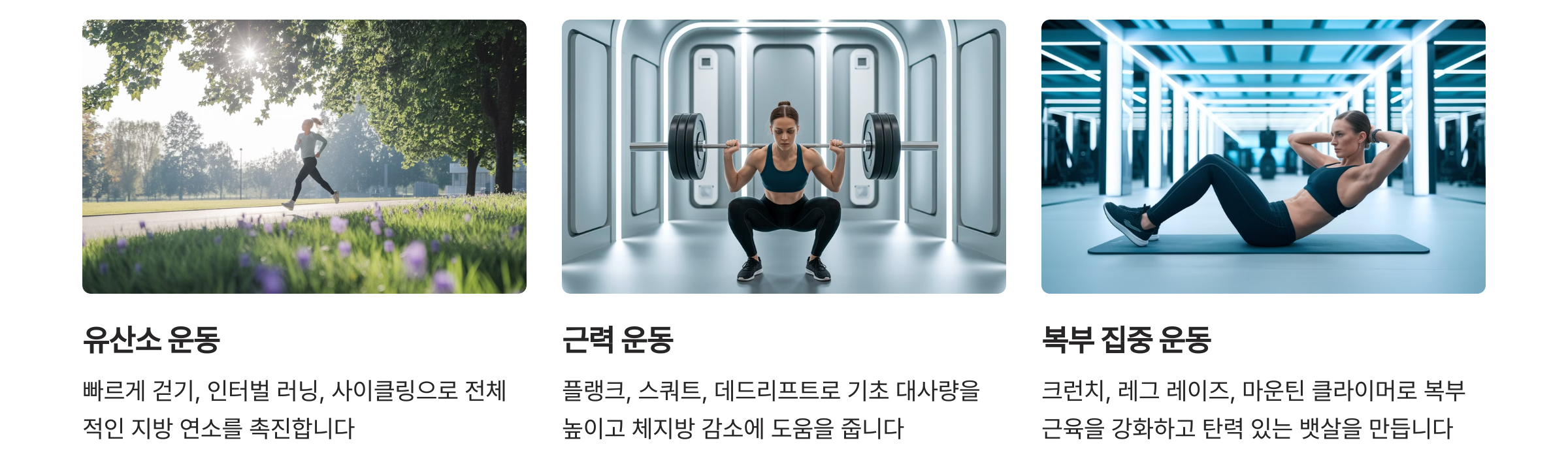 뱃살 빼는 최고의 운동 루틴