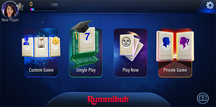 rummikub-인트로-게임-모드-선택-화면