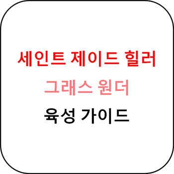  우마무스메 - 세인트 제이드 힐러 그래스 원더 육성 가이드