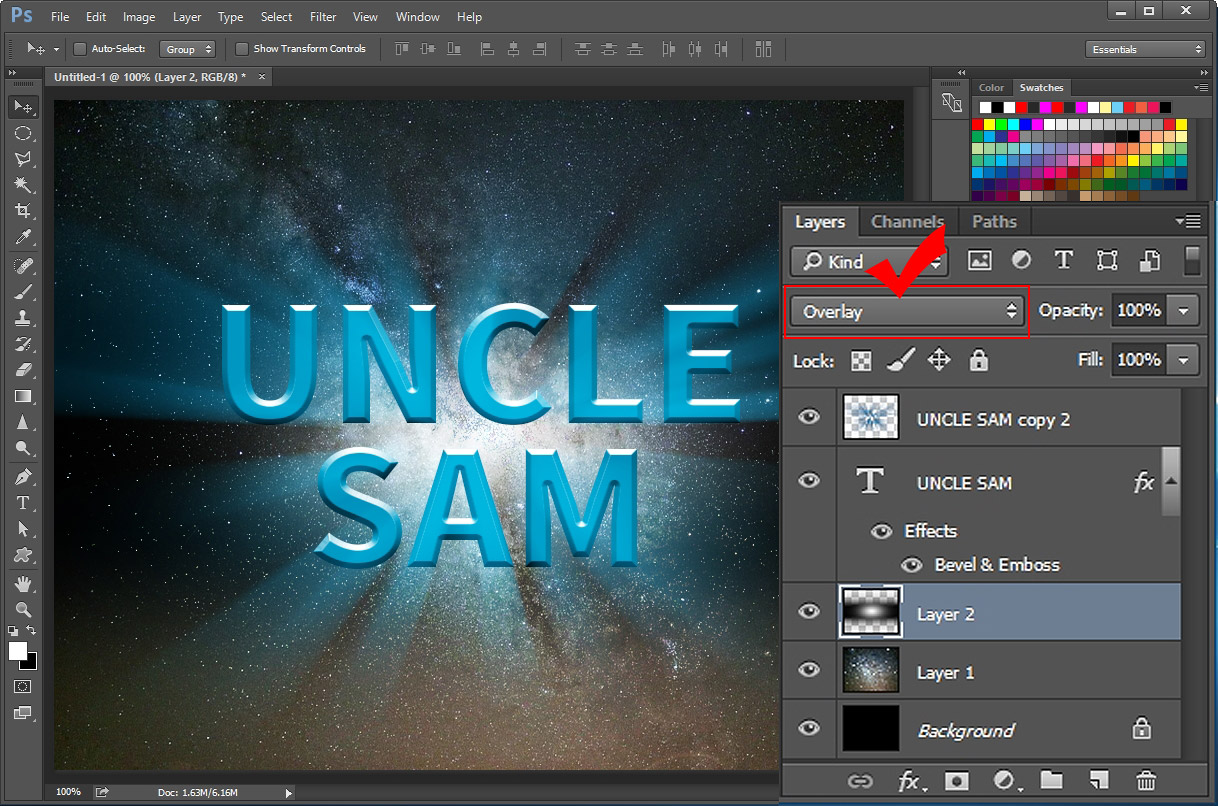 블렌딩 모드 오버레이