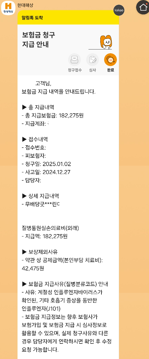 독감보험-청구-페라미플루-수액-금액-한미플루-부작용-의료비-혜택-카드-추천
