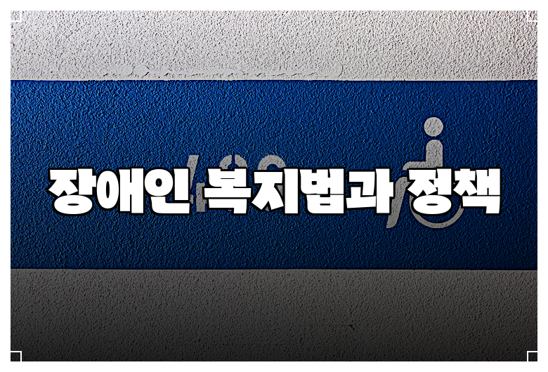 장애인 요양원 관련 법과 정책