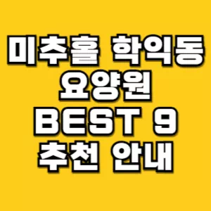 미추홀구-학익동-요양원