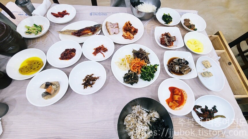 진복식당-보리밥정식