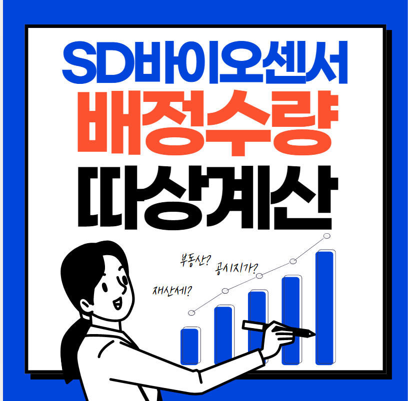 SD바이오센서 공모주 청약 경쟁률 따상 따따상 예상배정
