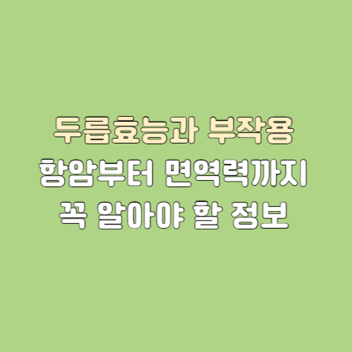 두릅효능
