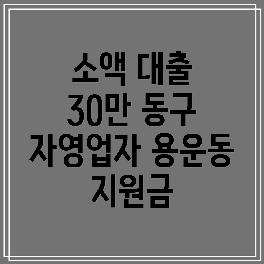 소액 대출