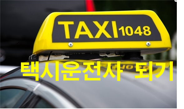 택시 운전의 조건과 장점 및 단점.