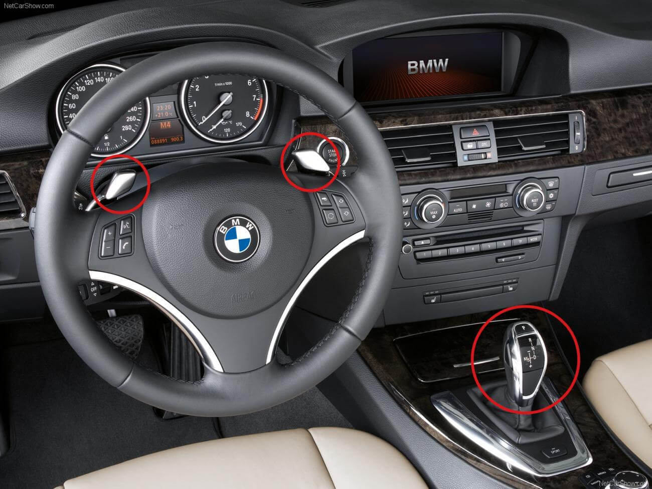 BMW_패들시프트_위치