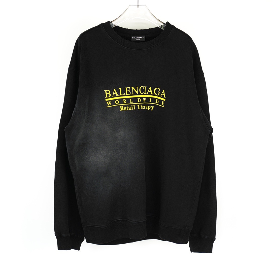  [BALENCIAGA] 발렌시아가 리테일 테라피 스웨트 셔츠 맨투맨 티셔츠 676629 TLVA9 1361
