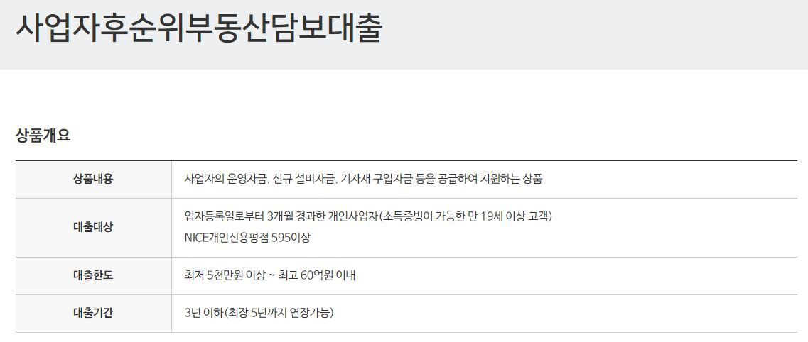 아파트후순위담보대출 한도 조회하기(3곳)