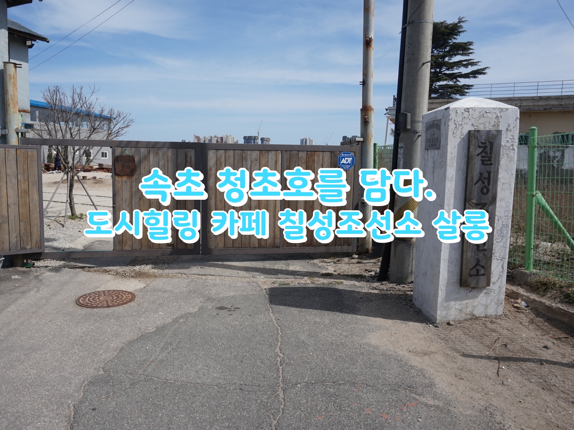  [카페] 바다가 보이는 속초 멋진 카페, 조선소를 개조해 카페로 탄생한 칠성조선소 [40]