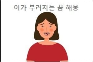 이가 부러지는 꿈 해몽