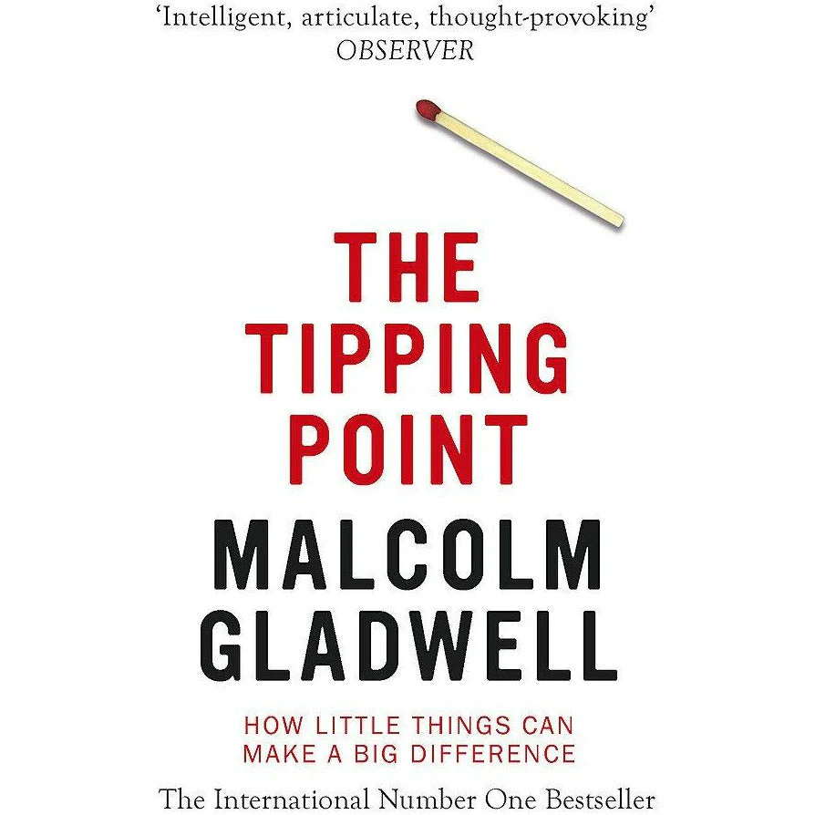  38. 티핑포인트 "The Tipping Point" by Malcolm Gladwell