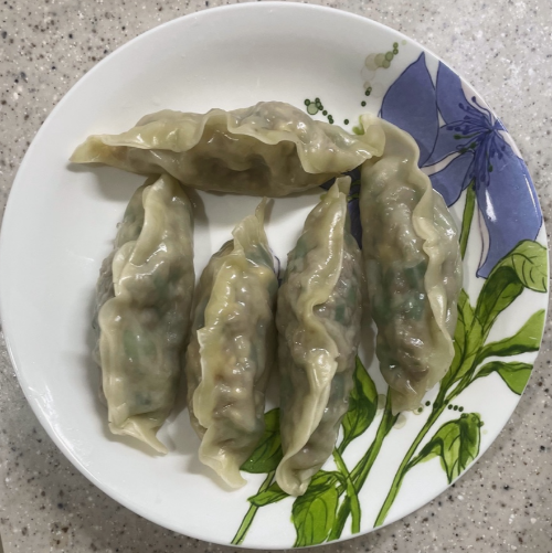 고기만두 완성