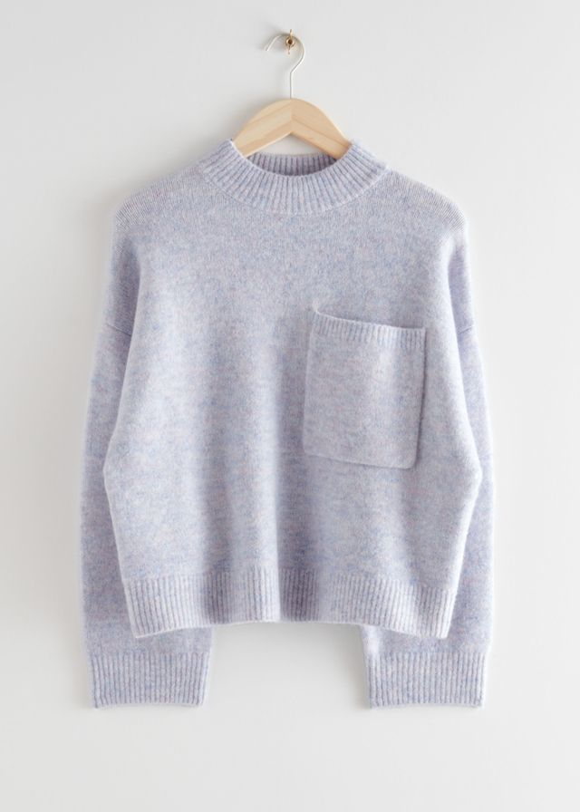  Chest Pocket Knit Sweater