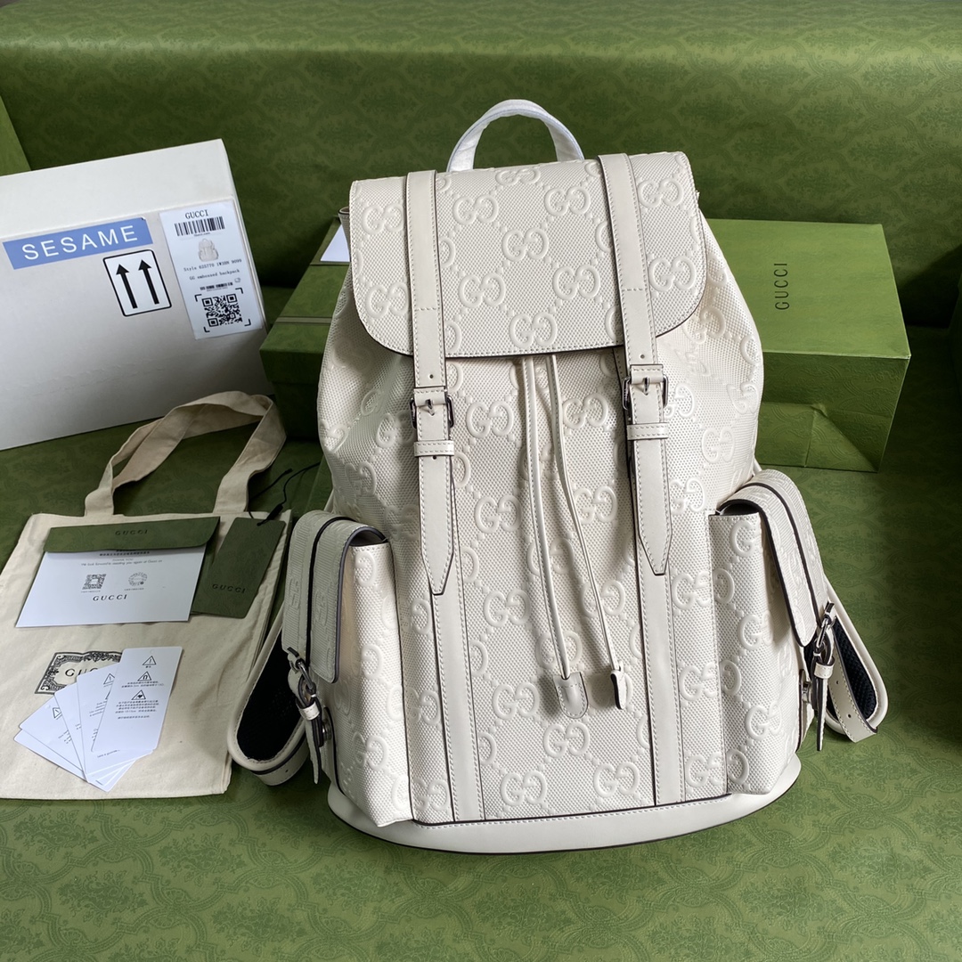  [GUCCI] 구찌 GG 엠보스 백팩 625770 1W3BN (3 COLOR)