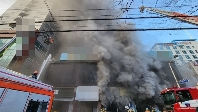 부산 서면 베르빌 화재