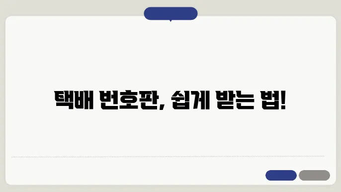 택배 전용 번호판 신죄 결혼