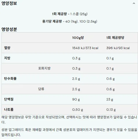단백질 보충제 추천
