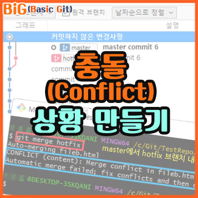 충돌(Conflict) 상황 만들기
