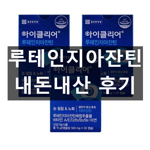 아이클리어 루테인지아잔틴