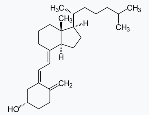 콜레칼시페롤 분자구조
