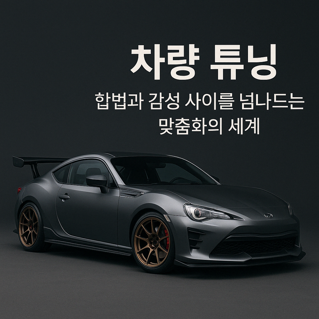 차량 튜닝 맞춤화의 세계