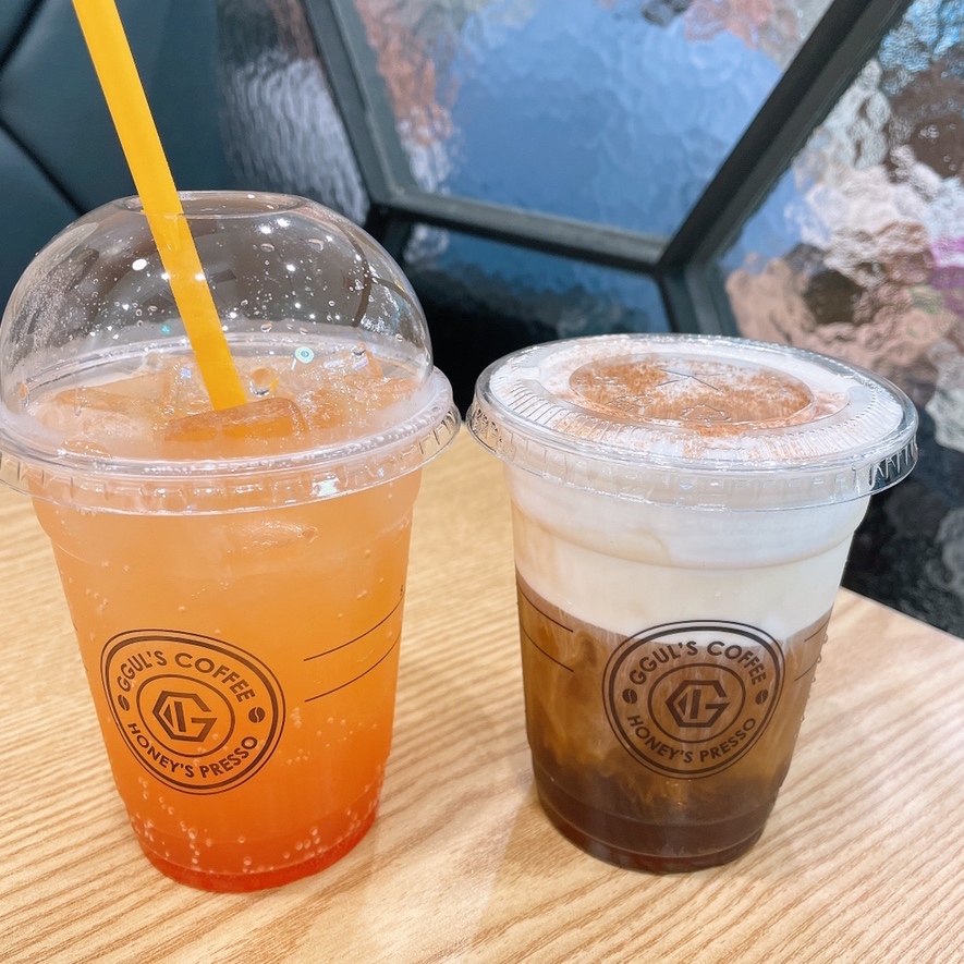  꿀스커피 씨솔트크림커피, 씨솔트그린라떼, 자몽에이드 후기