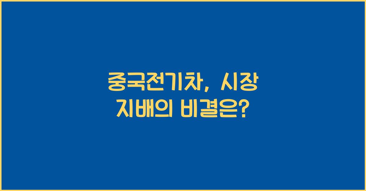 중국전기차