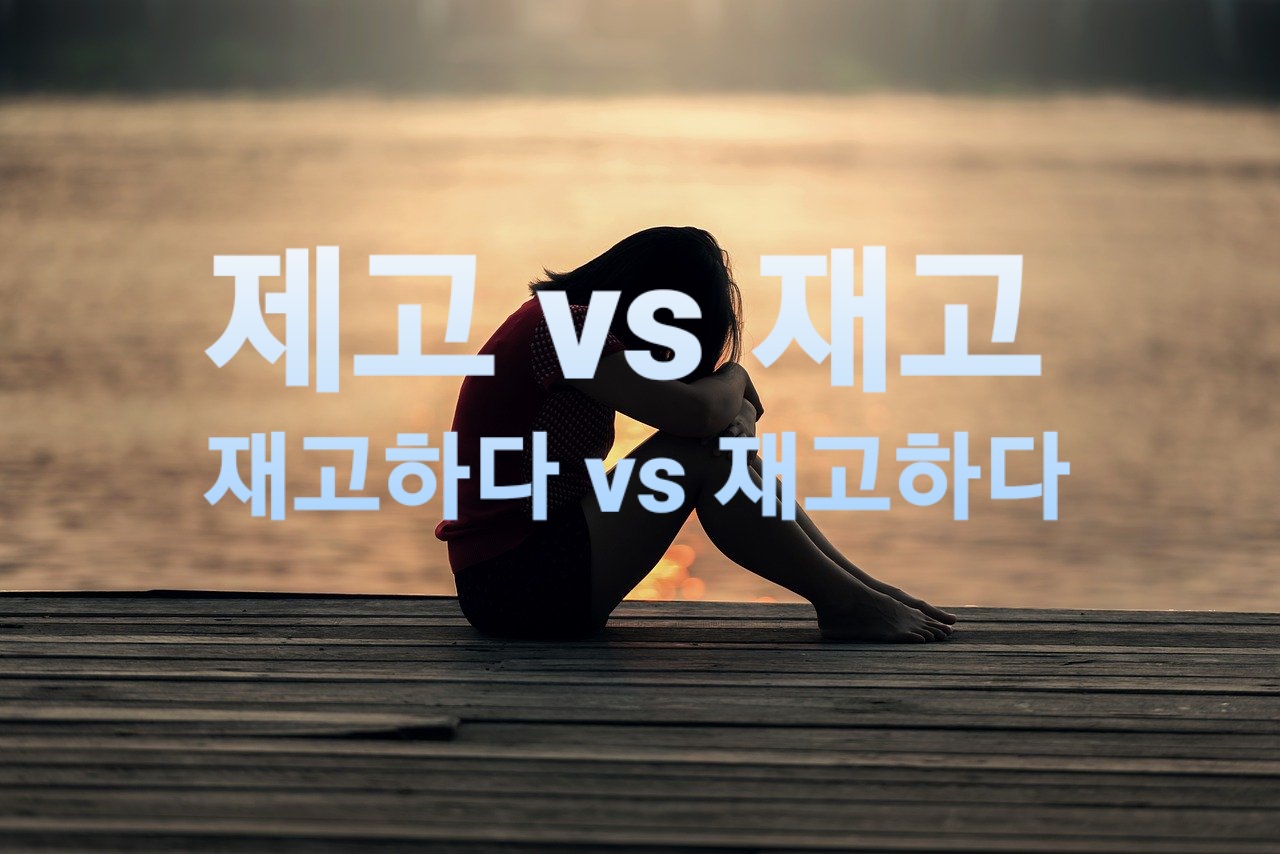  제고 뜻 재고 뜻, 제고하다 재고하다 올바른 사용법