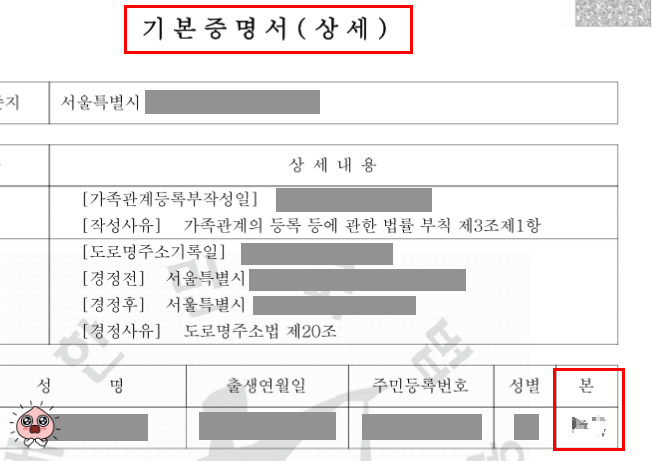 입력된 본문 중 ‘본(한자)’ 항목은 걱정하지 마세요!