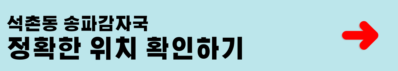석촌동 송파감자국 정확한 위치 확인하기
