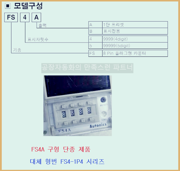 FS4A 주문 형 번 사진
