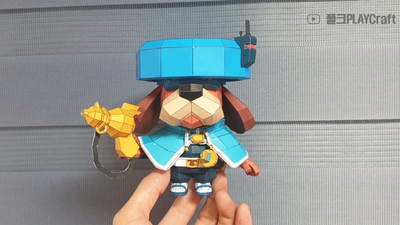  Brawl Stars Season 5 러프스사령관 낭인러프스 종이모형 도안