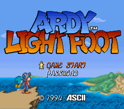  SNES ROMS - Ardy Lightfoot (EUROPE / 유럽판 롬파일 다운로드)