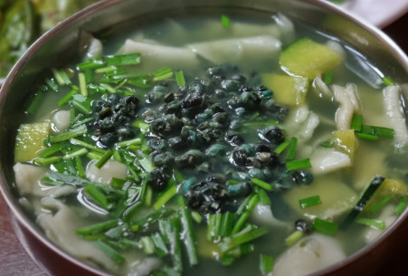 동네한바퀴 임실 다슬기 수제비 맛집 정보