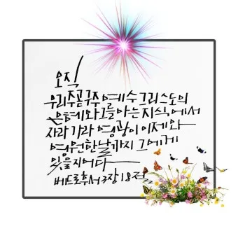 베드로후서 3장 9절 묵상 - 주의 약속은 어떤 이들이 더디다고 생각하는 것 같이 더딘 것이 아니라_11
