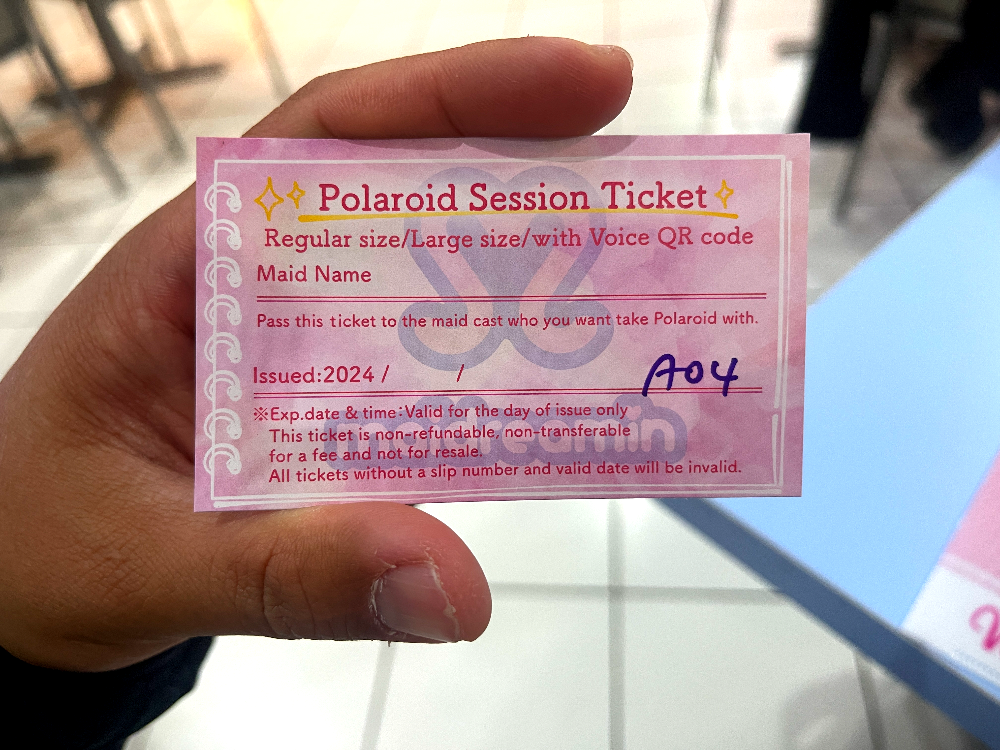 메이드리밍 폴라로이드 사진 티켓