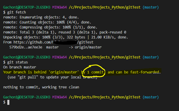 깃헙-원격 저장소