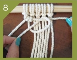 마크라메 기본매듭