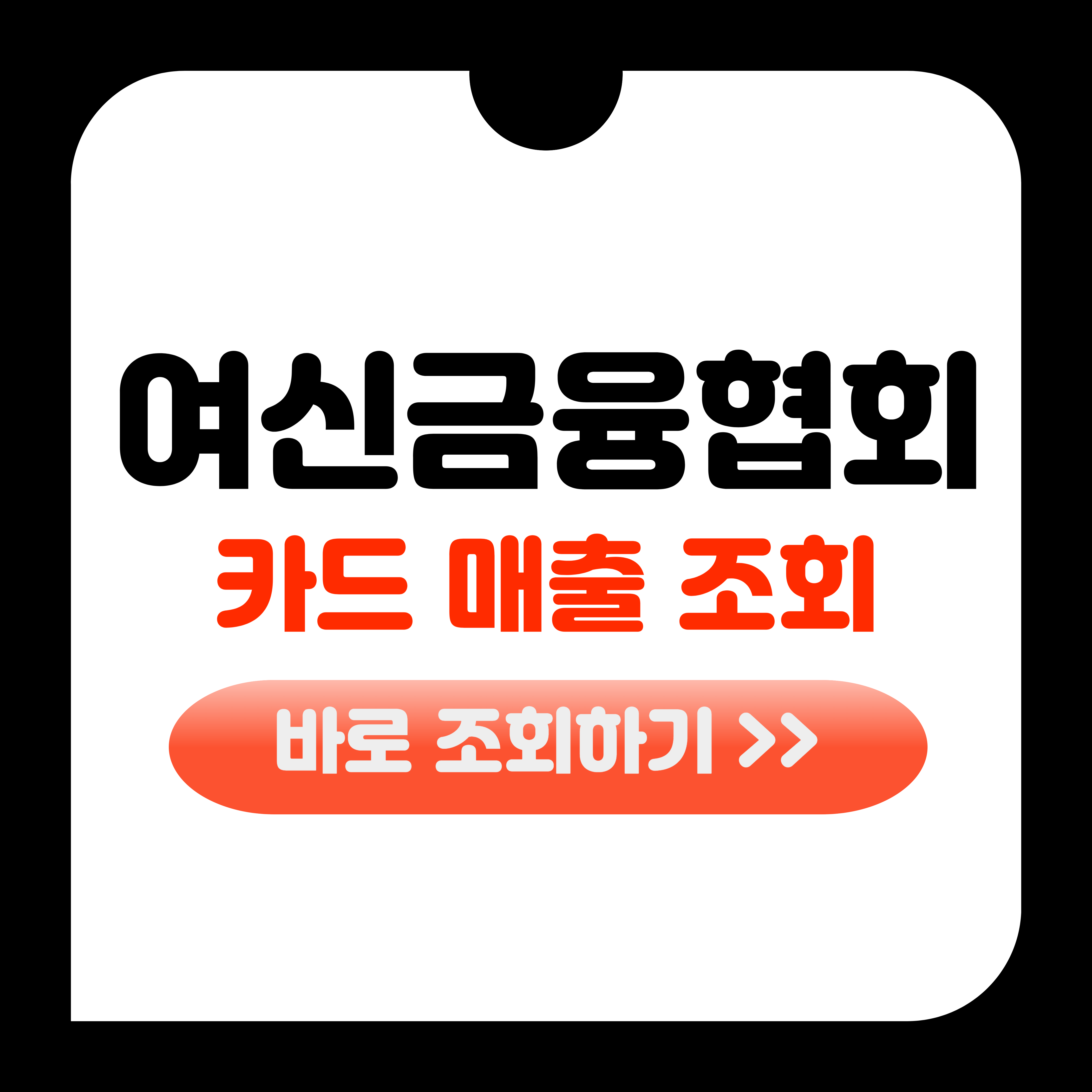 여신금융협회 카드매출조회