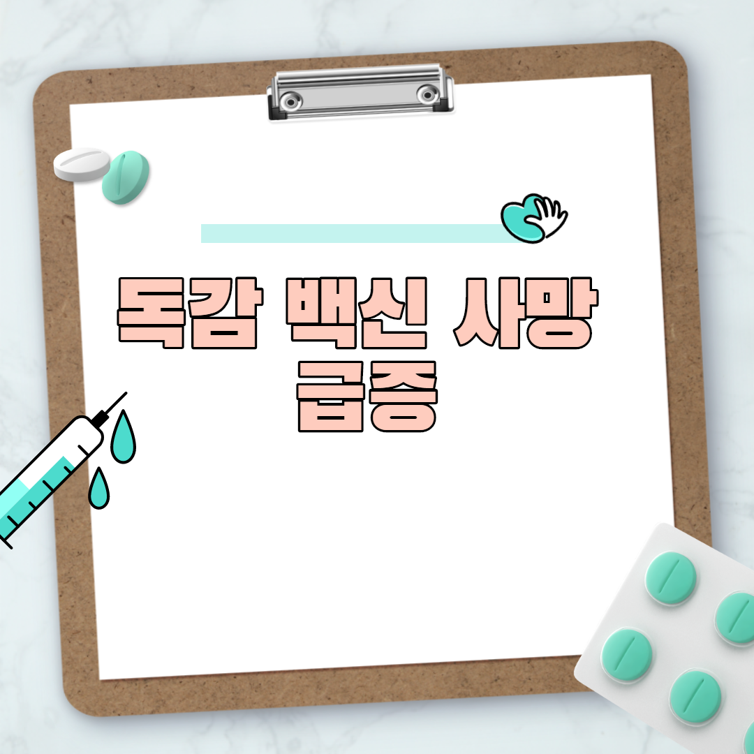  독감 백신 사망 급증