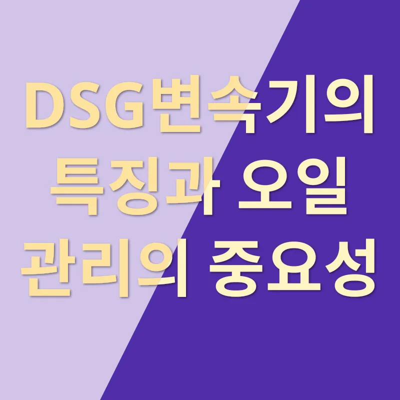 DSG변속기 오일 교환_1