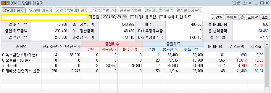 2024-02-29 주식 매매내역