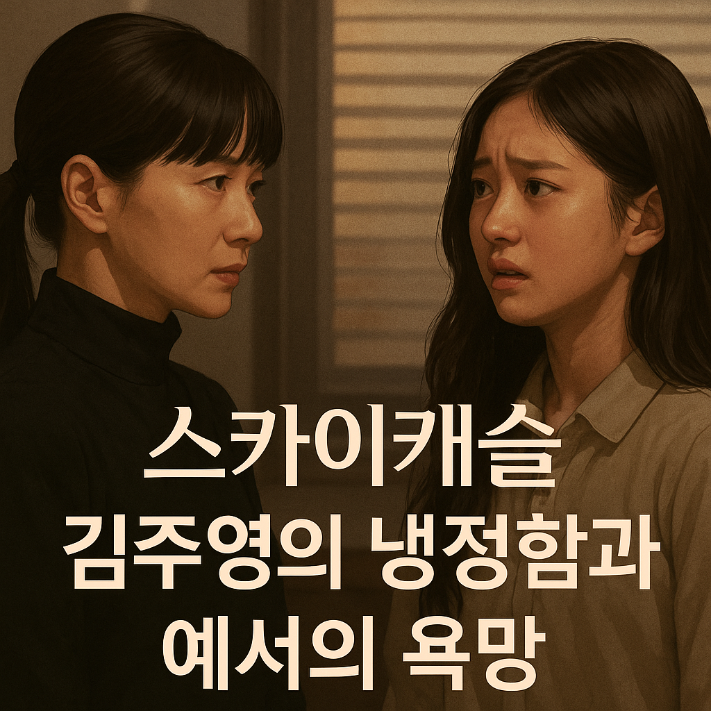 드라마 &lt;스카이캐슬&gt; 김주영의 냉정함과 예서의 욕망