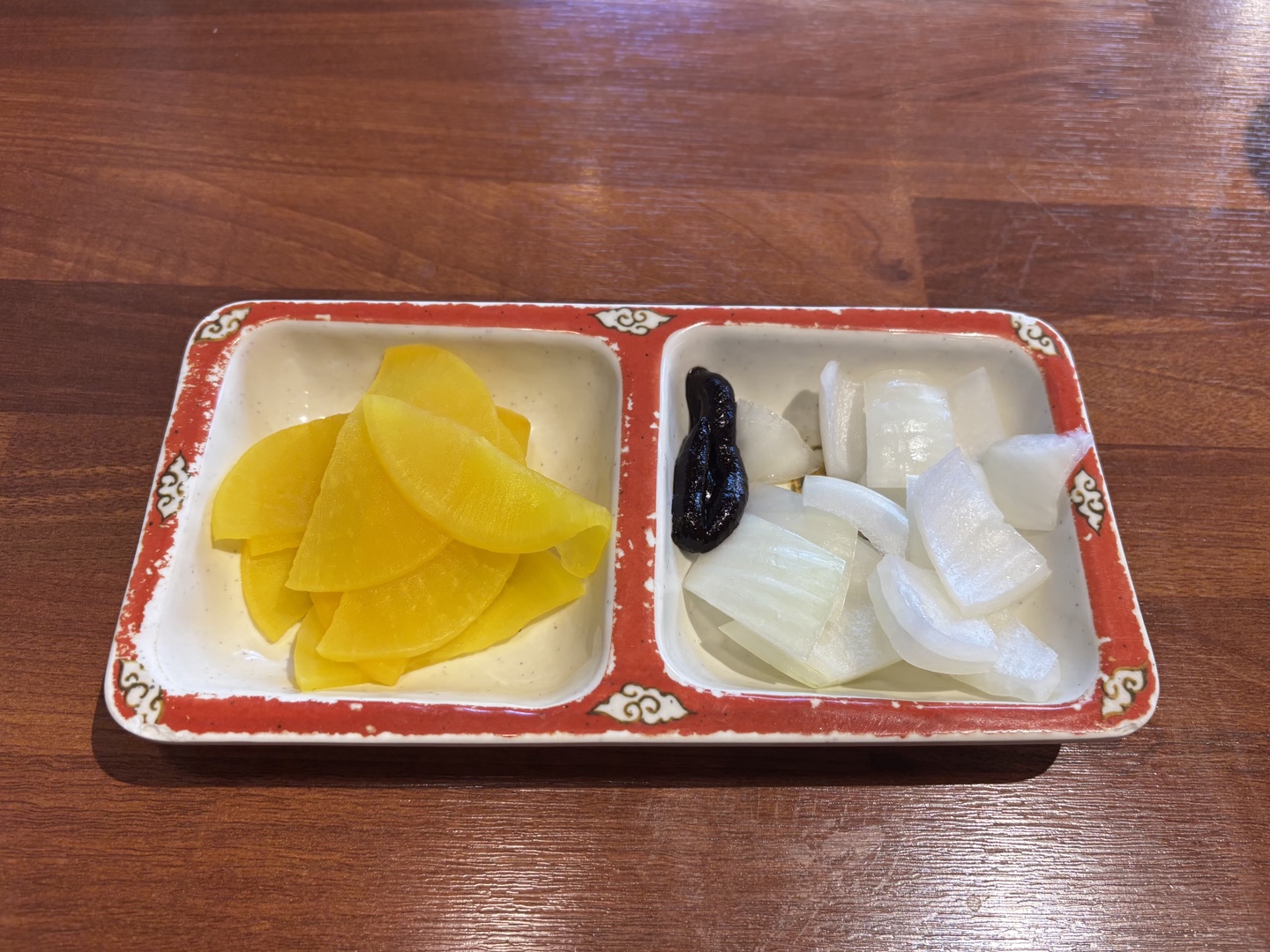 단무지, 생양파