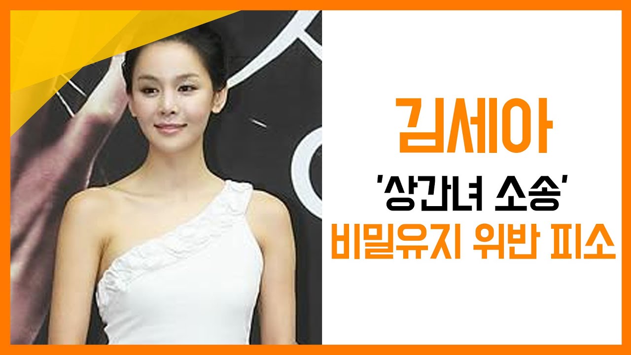  김세아 상간녀 소송당해 비밀 유지 위반 피소(+억울)