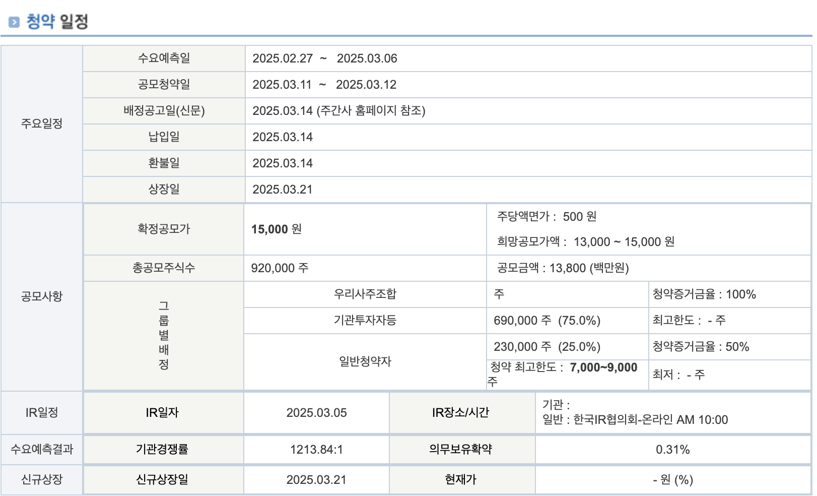 심플랫폼 공모주 관련